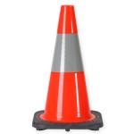 18" Reflective Orange Traffic Cones