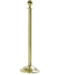 Visiontron Classic Brass Rope Stanchions ST500D-PB