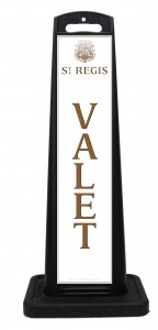 St Regis Hotel Valet Sign