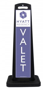 Hyatt Regency Valet Sign