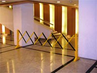 Expandable Folding Aisle Barrier