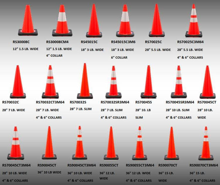 JBC Revolution Series Orange Traffic Cones