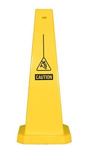 Plastic Lamba Yellow Safety Cone Caution