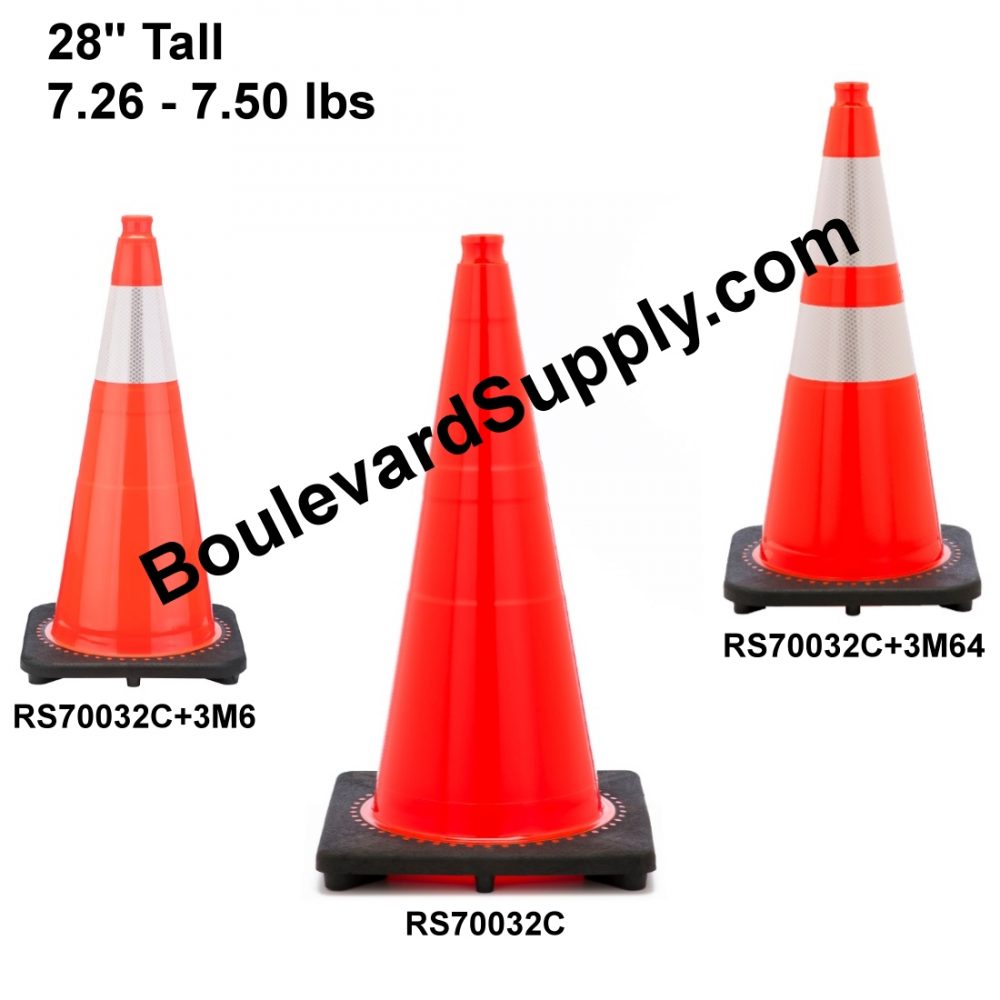 RS70032C Orange 28 Inch Traffic Cones