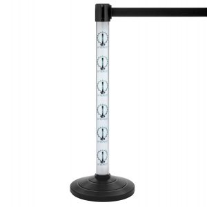 LED Lighted Retractable Stanchion