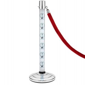 Lighted LED Post and Rope