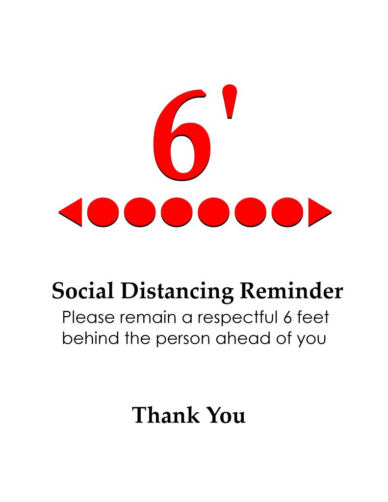 Social Distancing Awareness Reminder