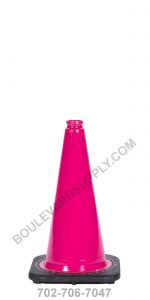 18 inch Pink Reflective Safety Traffic Cone RS45015C-PINK