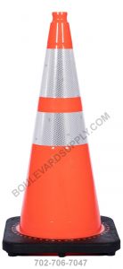 28 inch Orange Reflective Traffic Cone RS70032CT-ORANGE-3M64