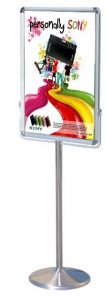 Adjustable Height Sign Stand 19x27
