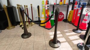 Luxe Bronze Stanchions