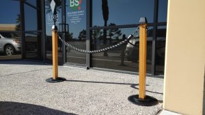 Stanchion Masters Wooden Rope Post Barriers