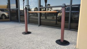 Portable Hitching Post Barrier