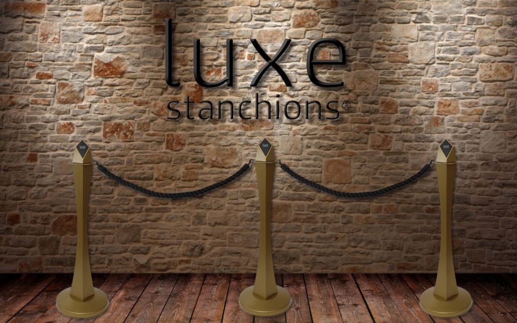 Luxe Gold Luxury Posts by Stanchion Masters