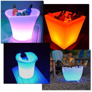 LED Ice Buckets and Tubs