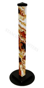 Swirled Marble Stanchion