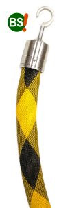 Yellow and Black Safety Rope Stainless Ends