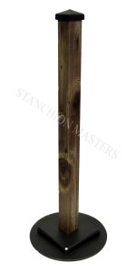 Weathered Faux Wood Stanchion