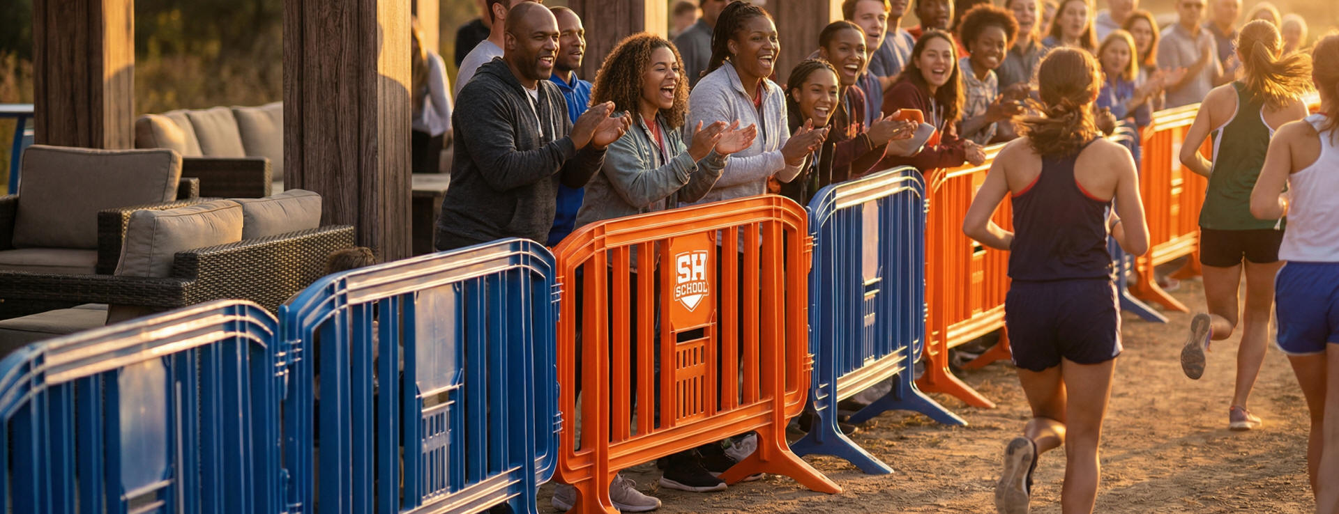 Plastic Event Barricades for Crowd Control Plastic Event Barricades for Crowd Control