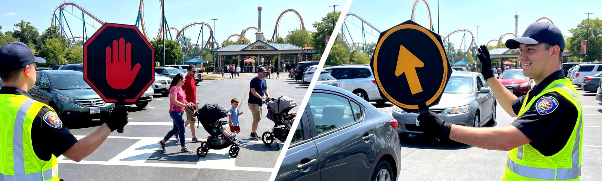 Halt-Pro traffic control paddle symbol based stop slow alternative sign